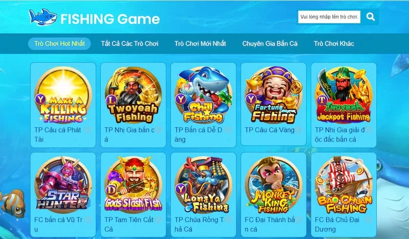 Trò chơi bắn cá đang làm mưa trên thị trường