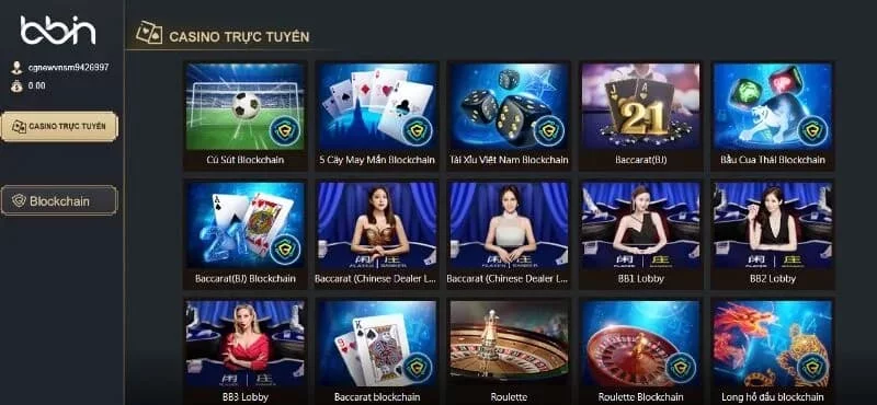 Giao diện của Live Casino J88 Giao diện của Live Casino J88